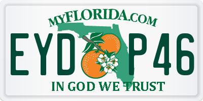 FL license plate EYDP46