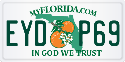FL license plate EYDP69