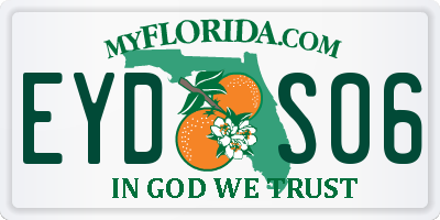 FL license plate EYDS06