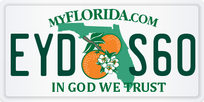 FL license plate EYDS60