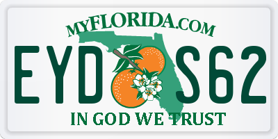 FL license plate EYDS62