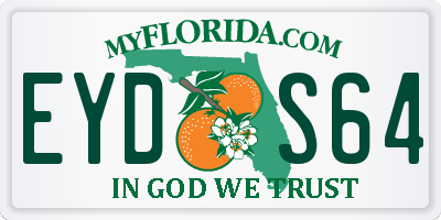 FL license plate EYDS64