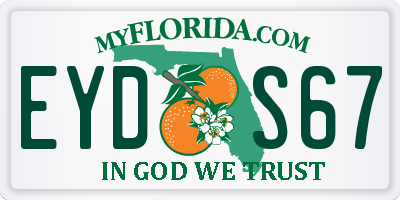 FL license plate EYDS67