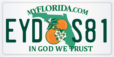 FL license plate EYDS81