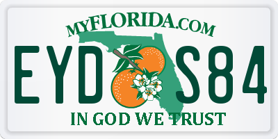 FL license plate EYDS84