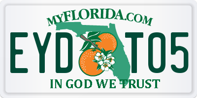 FL license plate EYDT05