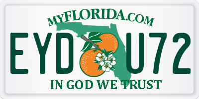 FL license plate EYDU72