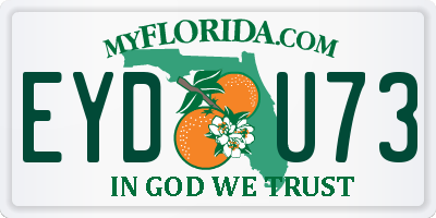 FL license plate EYDU73