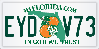FL license plate EYDV73