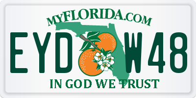 FL license plate EYDW48