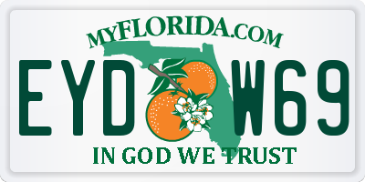 FL license plate EYDW69