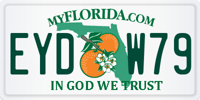 FL license plate EYDW79