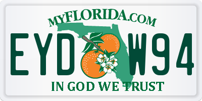 FL license plate EYDW94