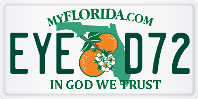 FL license plate EYED72
