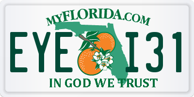 FL license plate EYEI31