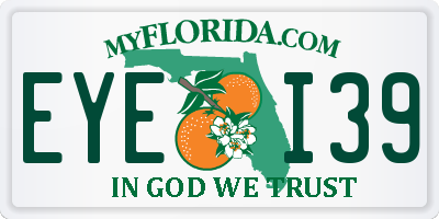 FL license plate EYEI39