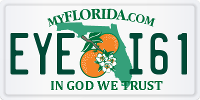 FL license plate EYEI61