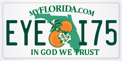 FL license plate EYEI75