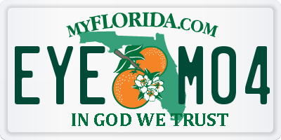 FL license plate EYEM04
