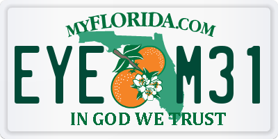 FL license plate EYEM31