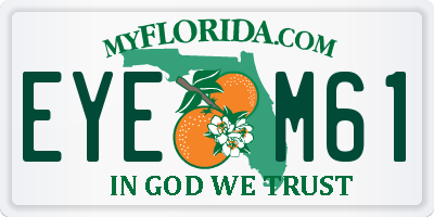 FL license plate EYEM61