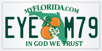 FL license plate EYEM79