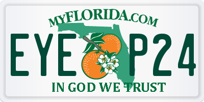 FL license plate EYEP24