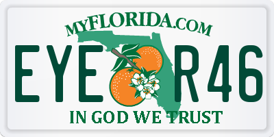 FL license plate EYER46