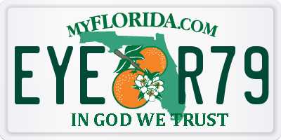 FL license plate EYER79