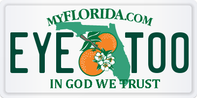 FL license plate EYET00