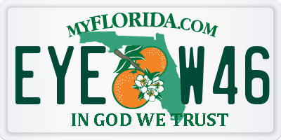 FL license plate EYEW46