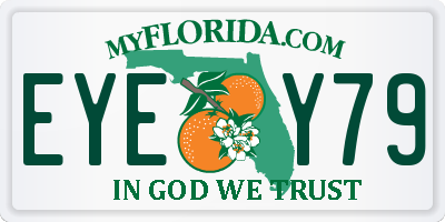 FL license plate EYEY79