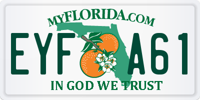 FL license plate EYFA61