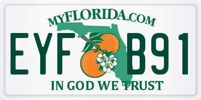 FL license plate EYFB91