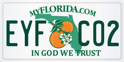 FL license plate EYFC02