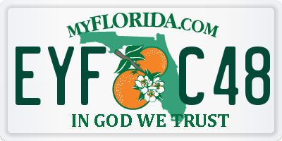 FL license plate EYFC48