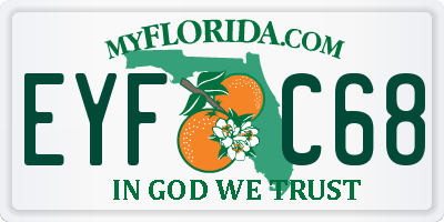 FL license plate EYFC68