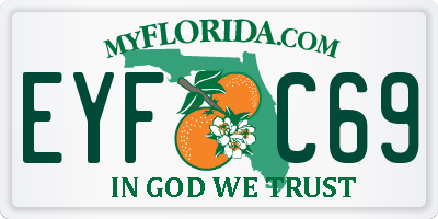 FL license plate EYFC69
