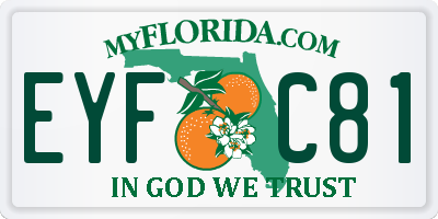 FL license plate EYFC81