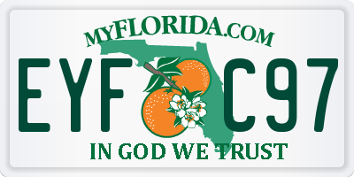 FL license plate EYFC97