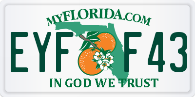 FL license plate EYFF43