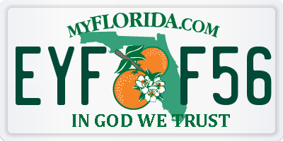 FL license plate EYFF56