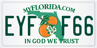 FL license plate EYFF66