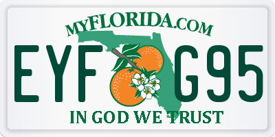 FL license plate EYFG95
