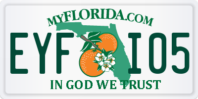 FL license plate EYFI05