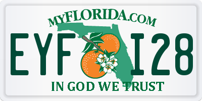 FL license plate EYFI28