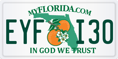 FL license plate EYFI30