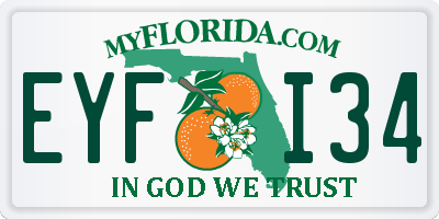 FL license plate EYFI34