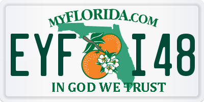 FL license plate EYFI48