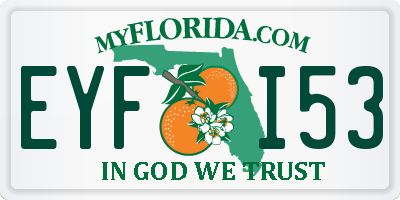 FL license plate EYFI53